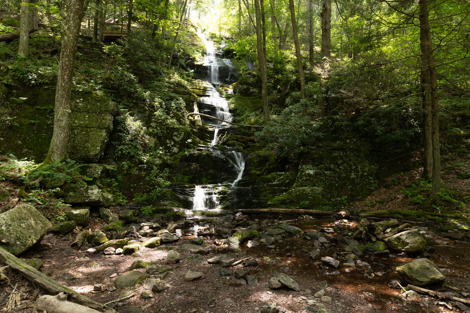 cascading waterfall