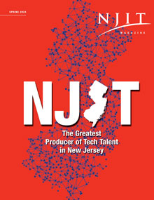 NJIT Magazine Spring 2024 Front Cover