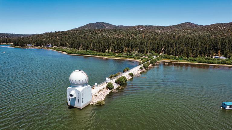 Aerial view of Big Bear