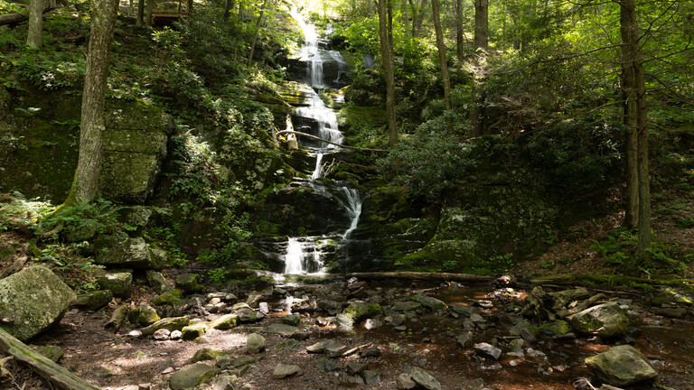 cascading waterfall