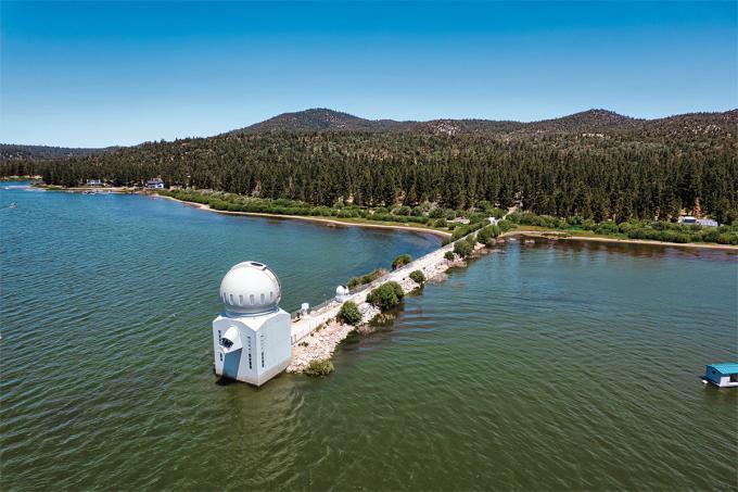 Aerial view of Big Bear