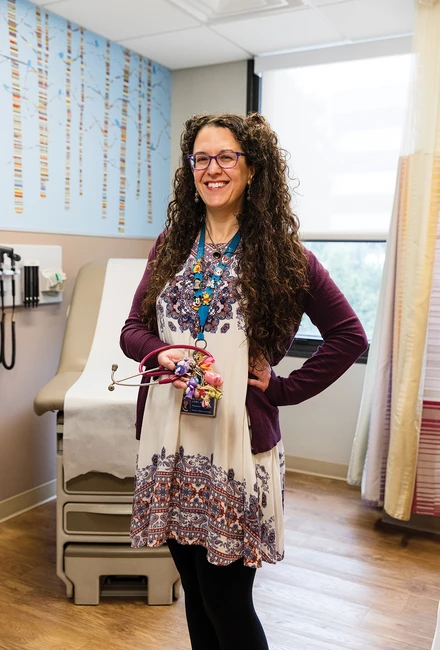 Dr. Leiby in her office