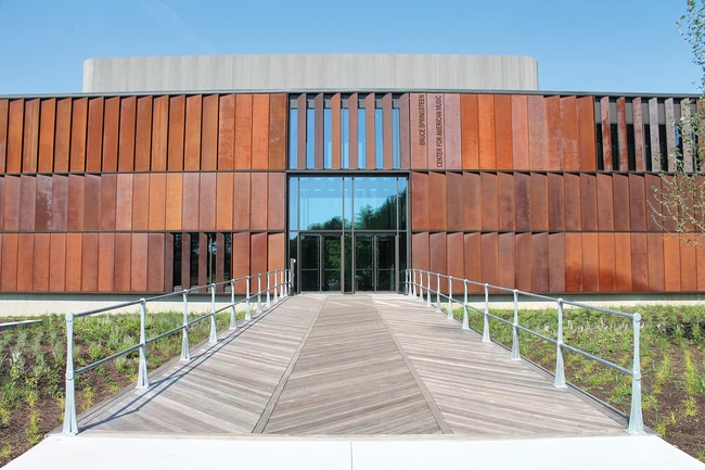 Building shot of the Bruce Springsteen Center for American Music in Long Branch, N.J.